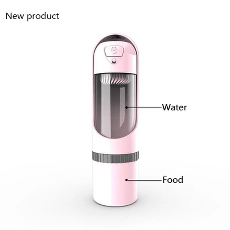 Portable Pet Dog Water Bottle with Filter Drinking Bowls for Dogs Cats Feeding Water Dispenser Pet Activated Carbon Filter Bowl