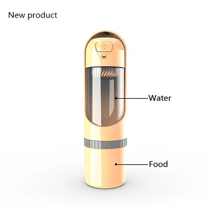Portable Pet Dog Water Bottle with Filter Drinking Bowls for Dogs Cats Feeding Water Dispenser Pet Activated Carbon Filter Bowl