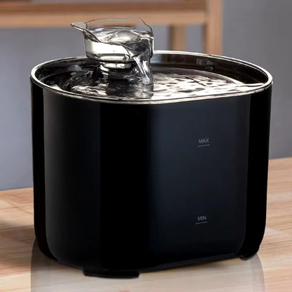 Cat Water Fountain Auto Recirculate Filtring Cats Dog Water Dispenser USB Electric Mute Pump Cat Ear Pet Cats Drinking Fountain